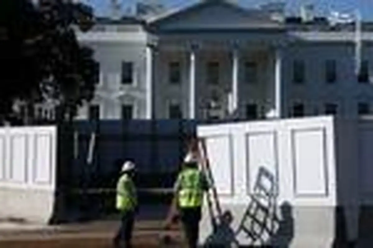 افزایش دیوار امنیتی دور کاخ سفید