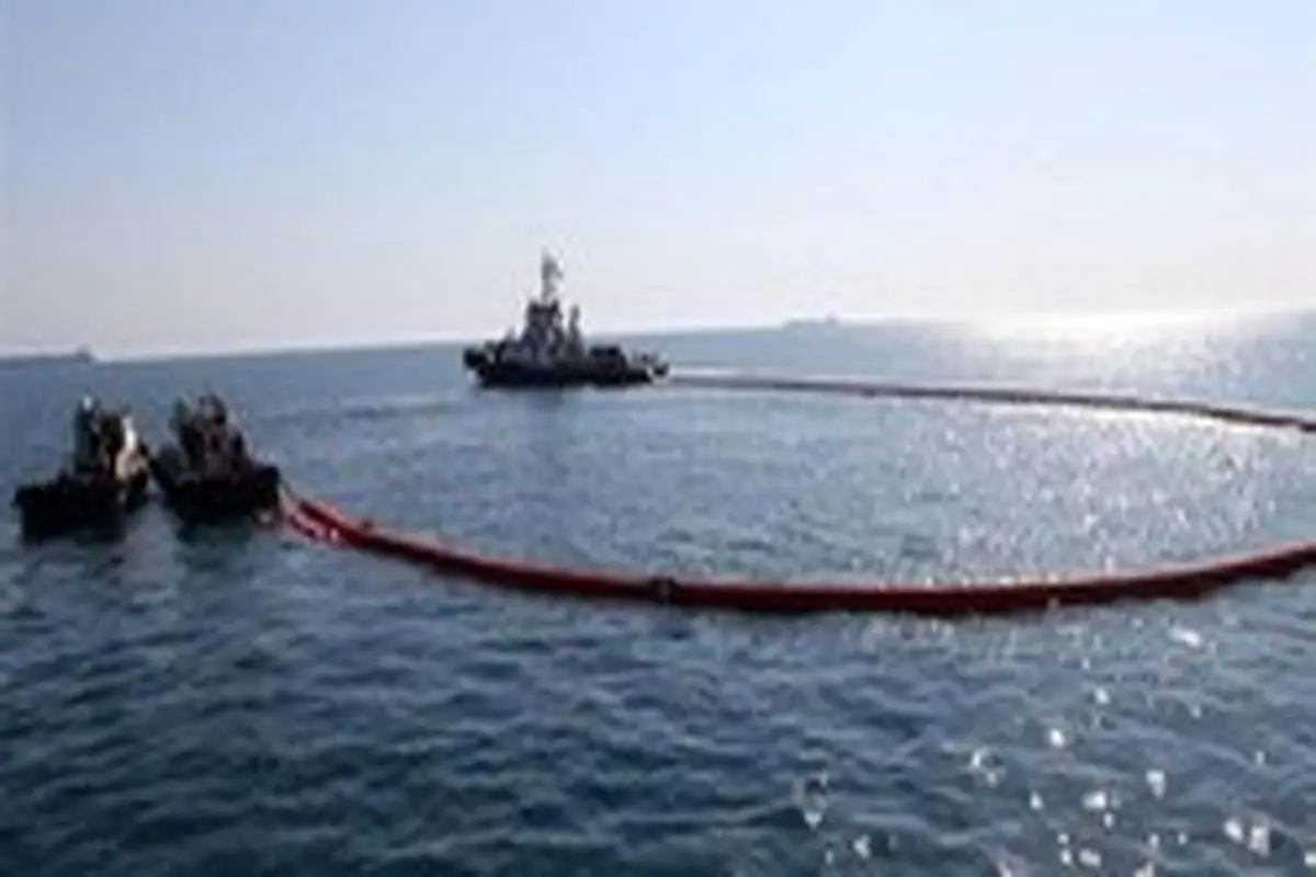 لکه نفتی ایجاد شده در خلیج فارس پاکسازی شد