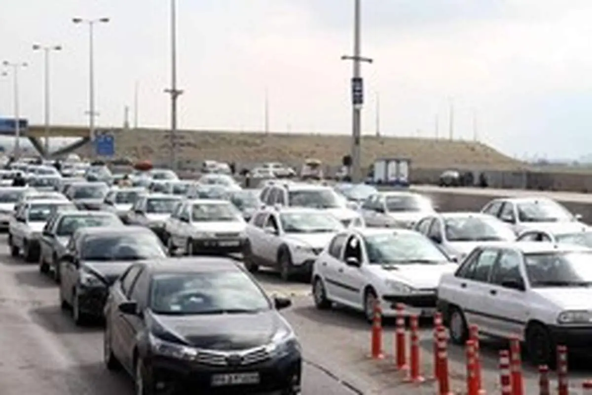 ترافیک سنگین در مسیرهای ورودی به سمت تهران