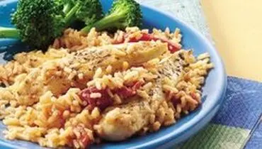 طرز تهیه برنج ایتالیایی با مرغ