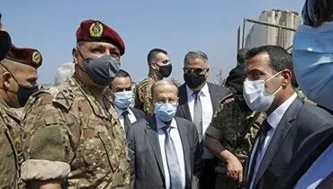 میشل عون: حادثه بیروت ممکن است با دخالت خارجی و توسط موشک یا بمب رخ داده باشد