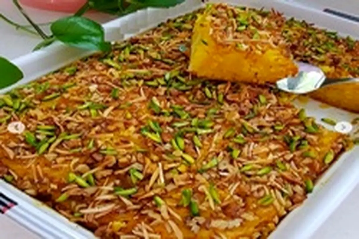 کیک باقلوا با عطر و طعم شگفت انگیز + طرز تهیه