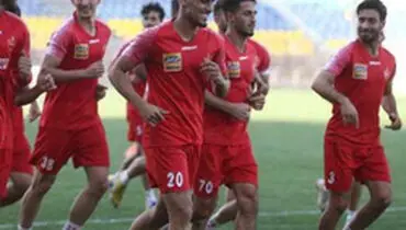 تمرین تیم فوتبال پرسپولیس تعطیل شد