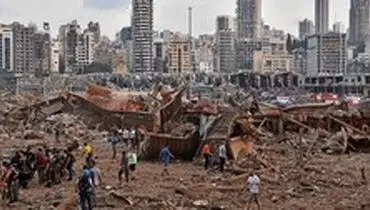 پایان اولین مرحله از عملیات امداد و نجات در بندر بیروت