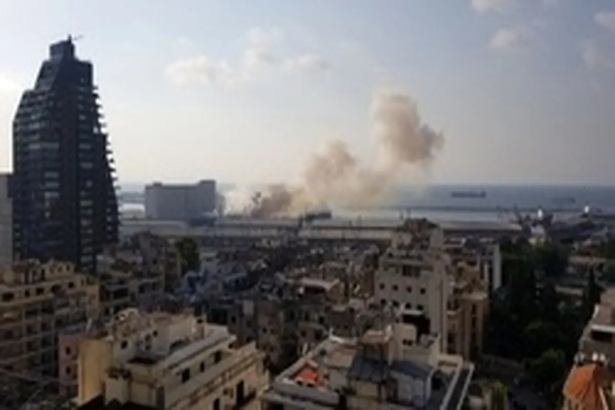 اخباری از انفجار مهیب در بیروت، پایتخت لبنان