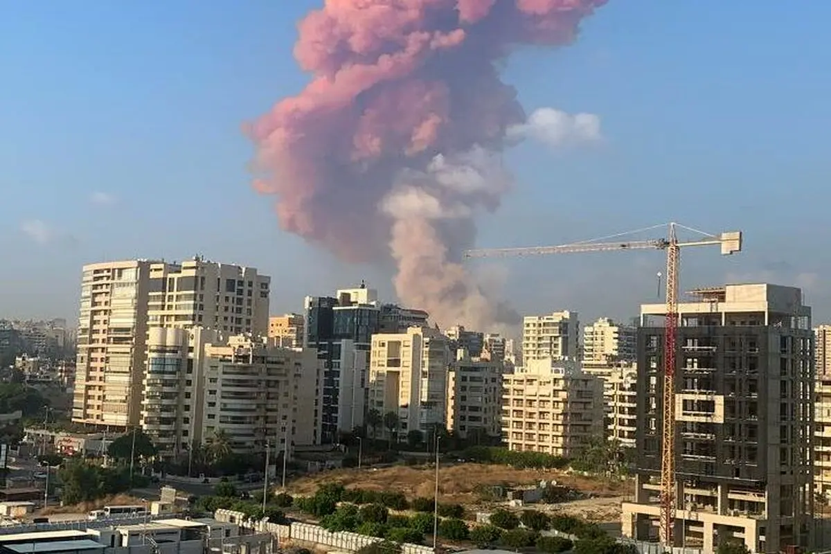 فیلم خبرنگار لبنانی که تخریب کامل بندر لبنان را نشان میدهد