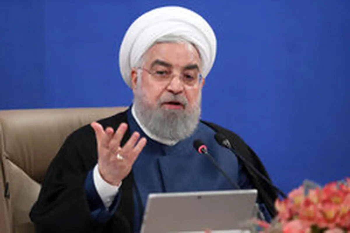 ماجرای خندیدن روحانی به جمله ترامپ که گفت جمهوری اسلامی در سه ماه سرنگون می‌شود