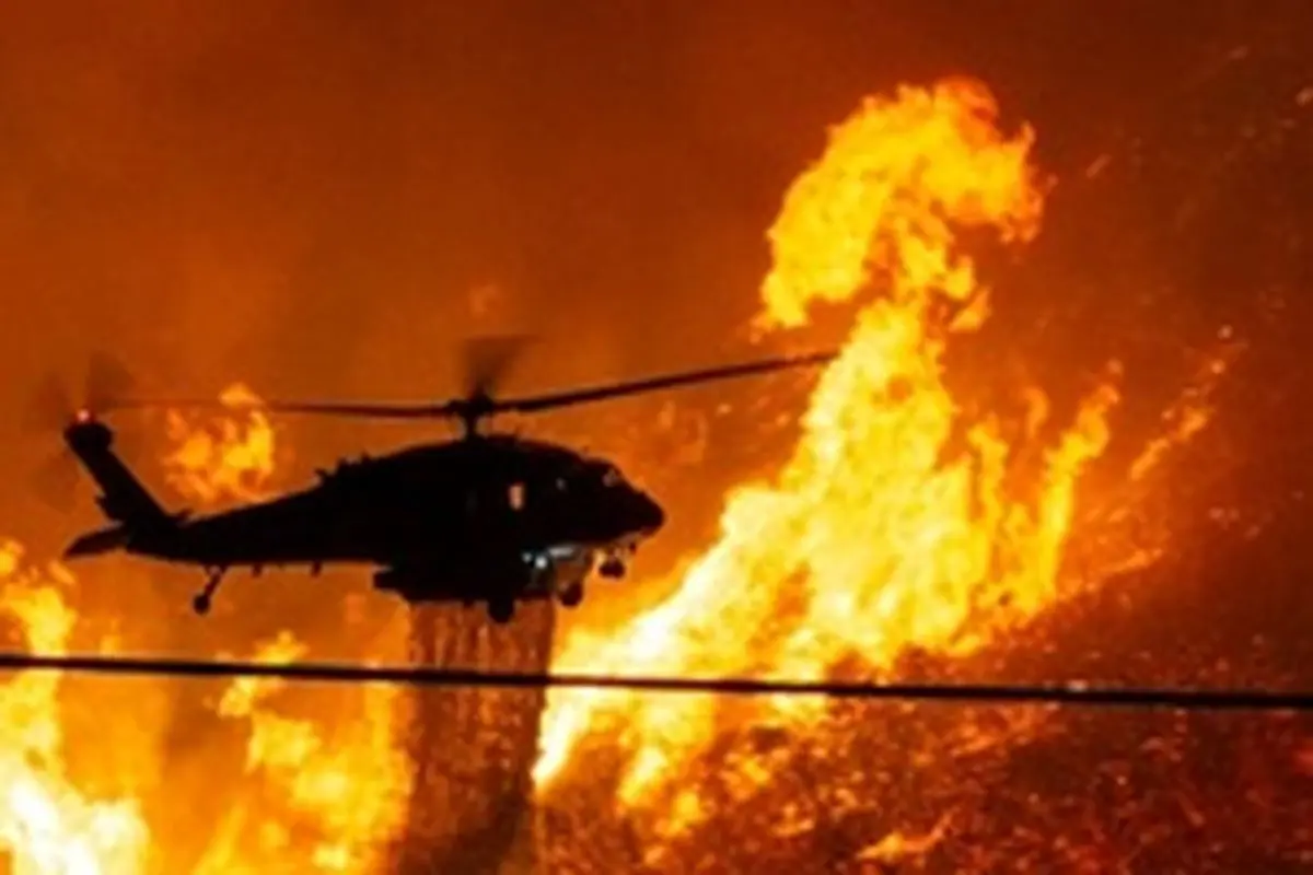 پیشروی آتش در جنگل‌های لس آنجلس؛ خانه ‎های چند منطقه تخلیه شدند + فیلم