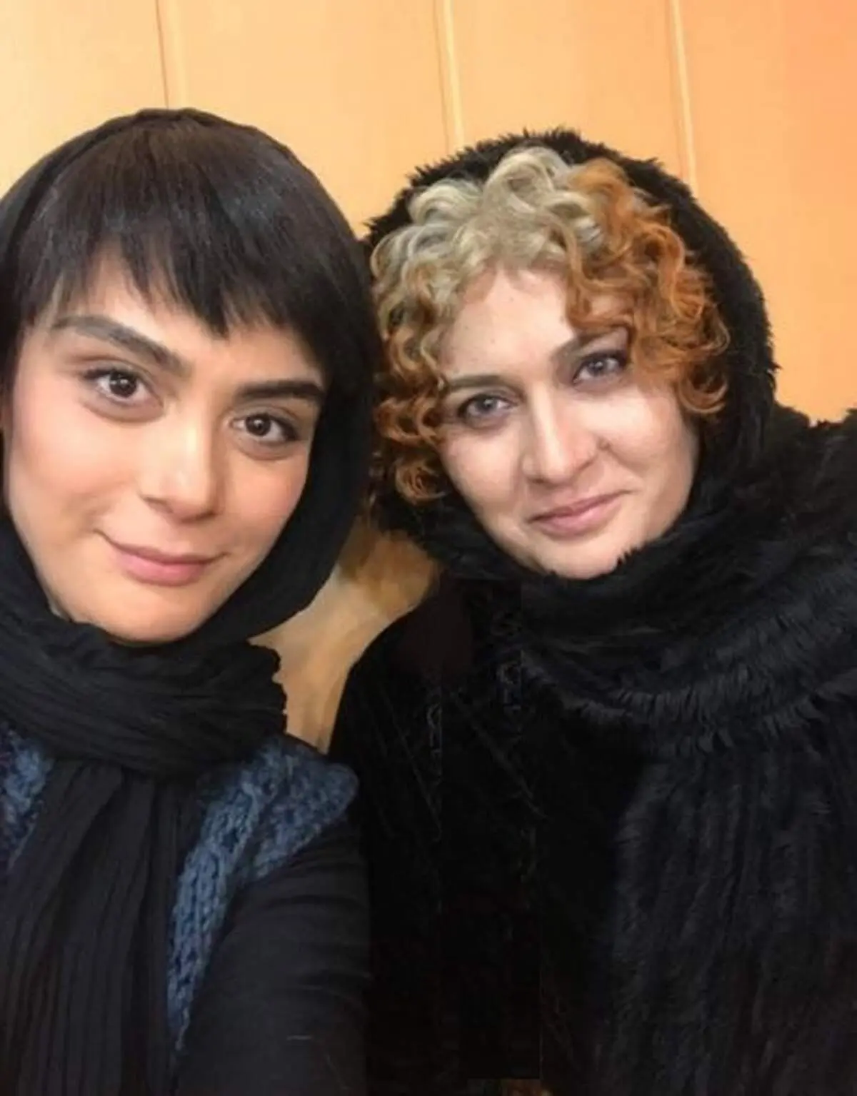 سلفی مارال فرجاد در کنار پریوش نظریه