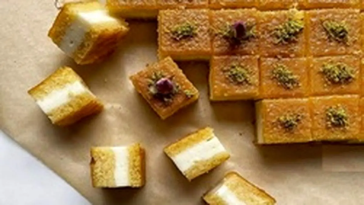 طرز تهیه بسبوسه شکم پر