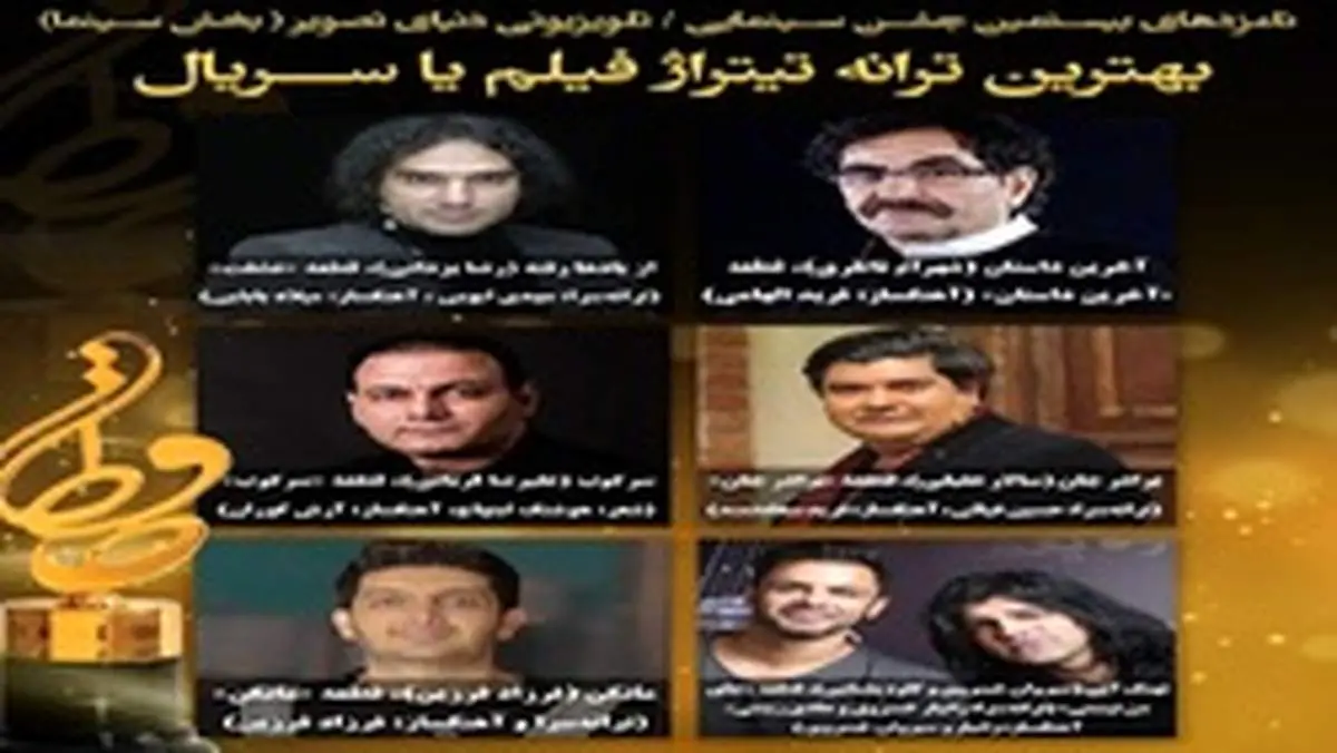 معرفی نامزد‌های بهترین ترانه تیتراژ جشن حافظ