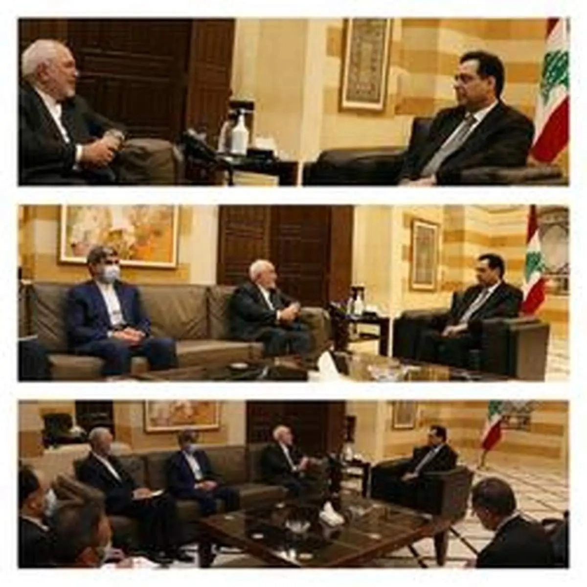 ظریف با حسان دیاب دیدار کرد