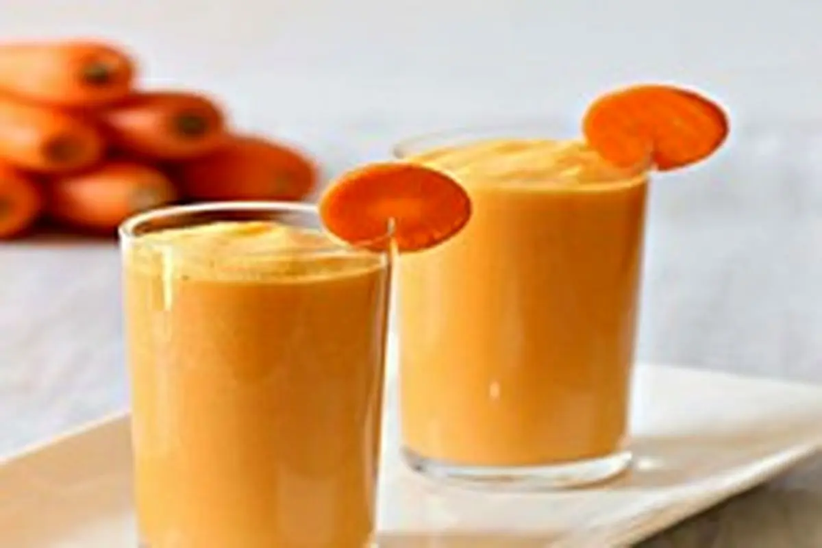 طرز تهیه شیر هویج ساده برای تقویت ایمنی بدن