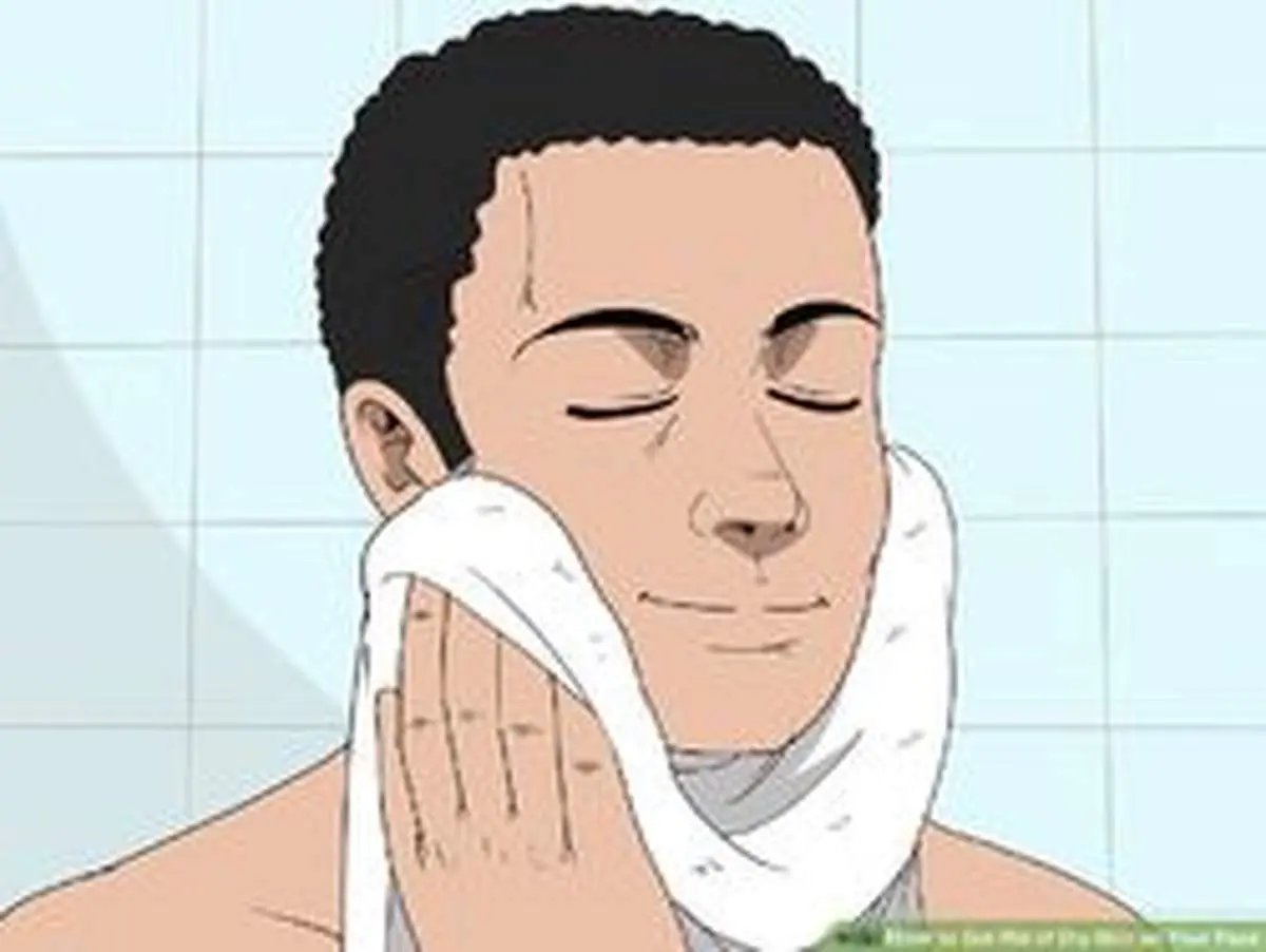 صورت را با حوله بدن خشک نکنید