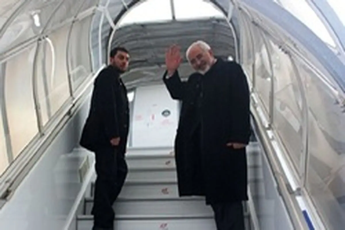 ظریف بیروت را به مقصد تهران ترک کرد