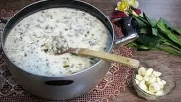 طرز تهیه آش دوغ اردبیل با روشی آسان