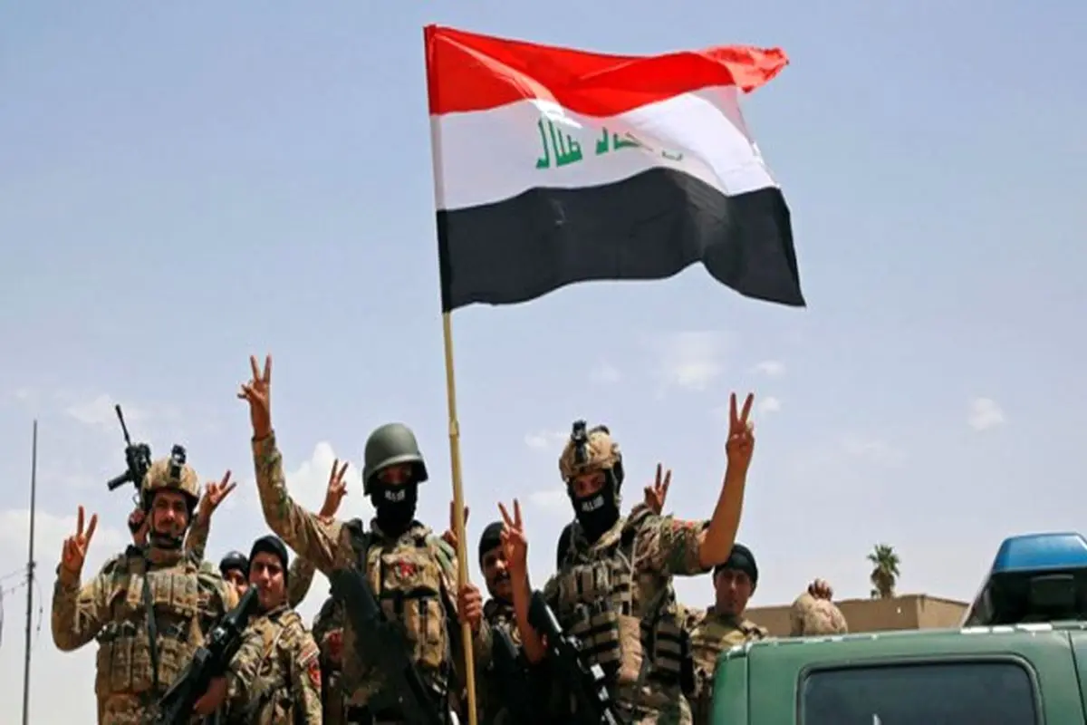 عناصر داعشی در چنگ نیروهای امنیتی عراق +فیلم