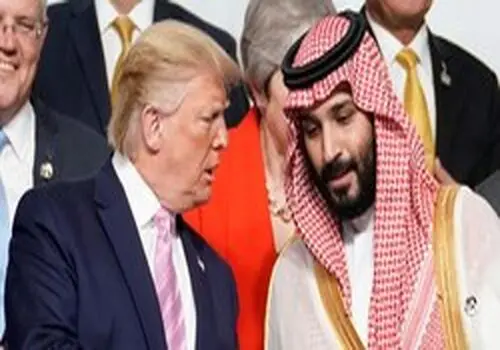  استقبال بن سلمان از ترامپ+ فیلم
