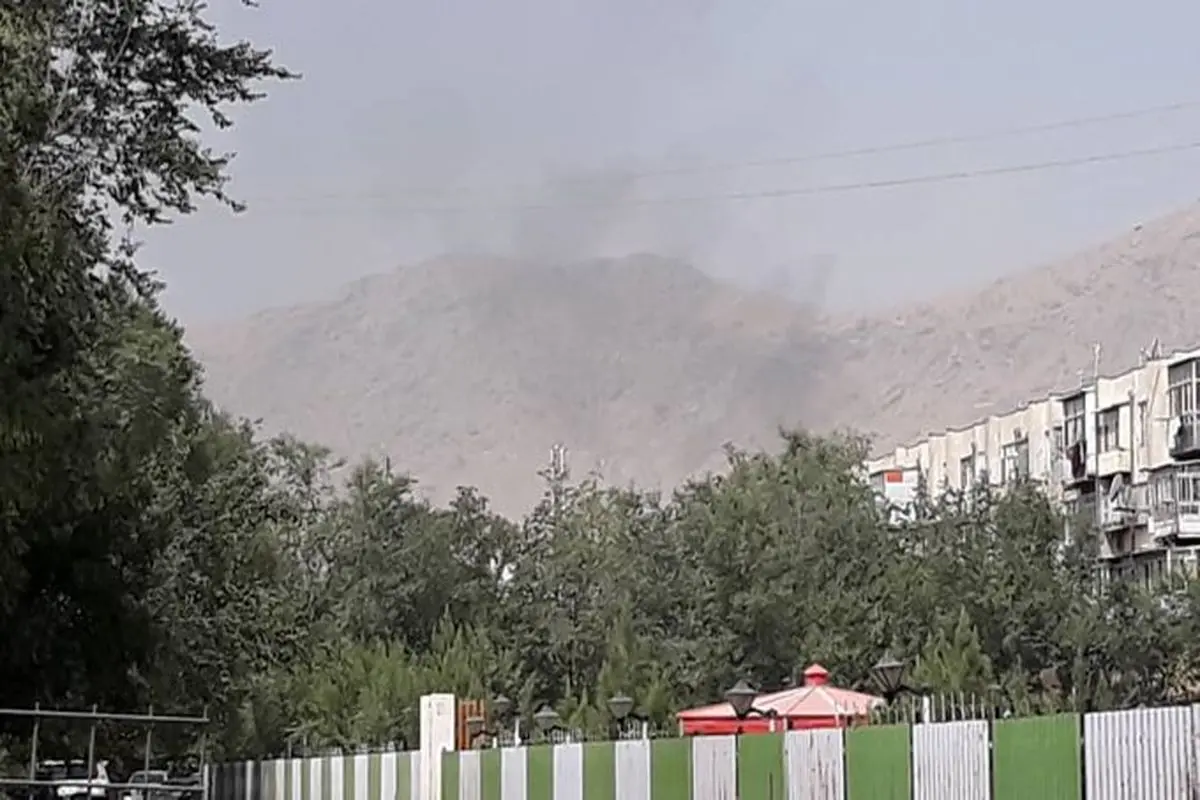 حمله راکتی به منطقه دیپلماتیک کابل+ فیلم
