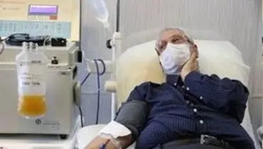 اهدای پلاسمای خون از سوی ربیعی پس از بهبود کرونا
