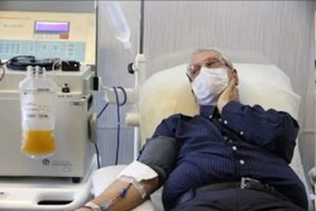 اهدای پلاسمای خون از سوی ربیعی پس از بهبود کرونا