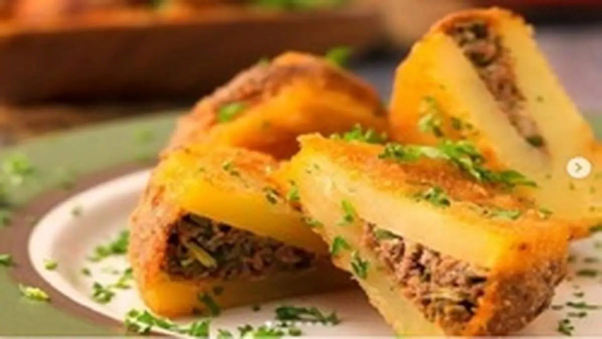 طرز تهیه گوشت و سیب زمینی سوخاری