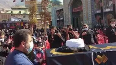 پیکر حجت‌الاسلام حسینیان تشییع شد