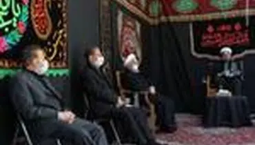 مراسم عزاداری ایام محرم با حضور روحانی