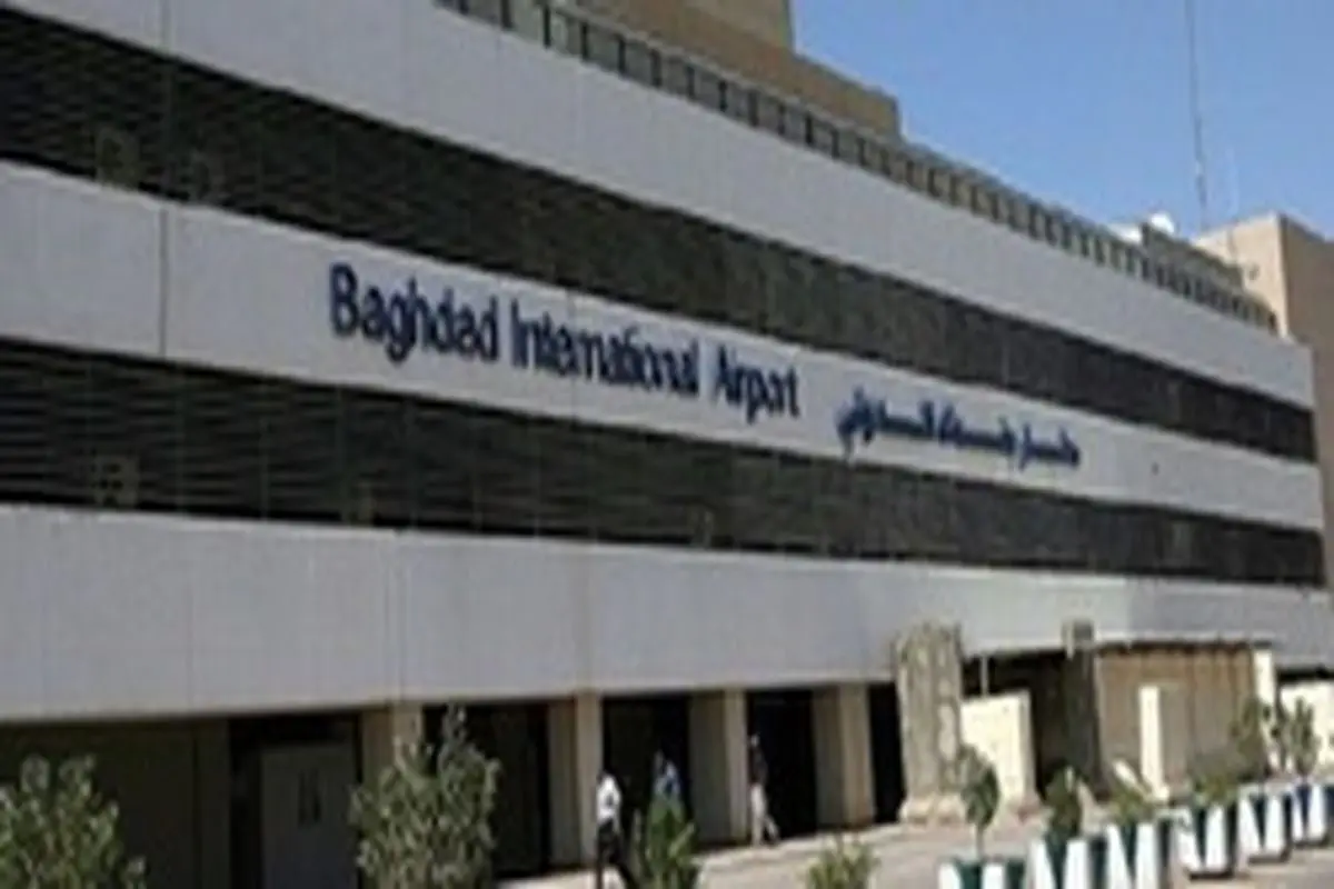 اصابت چند راکت به محوطه نظامی فرودگاه بغداد