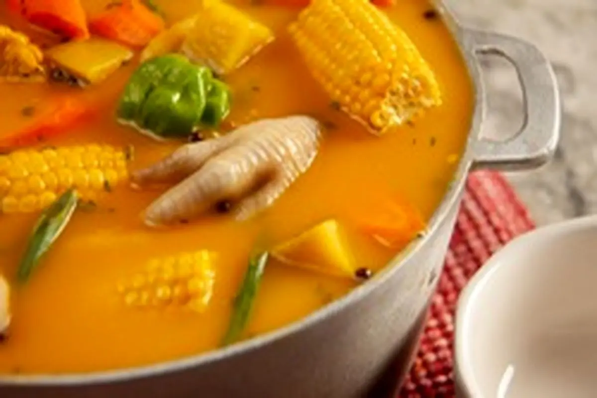 طرز تهیه سوپ پای مرغ با طعمی عالی