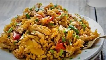 طرز تهیه فلفل پلو با مرغ، غذای لذیذ و متفاوت