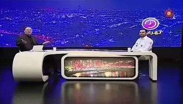 حرکت عجیب مجری در برنامه زنده + فیلم
