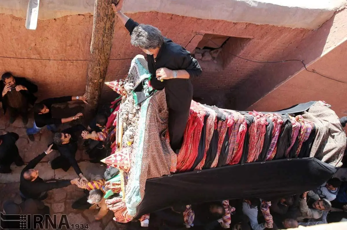 مراسم سوگواری در ابیانه