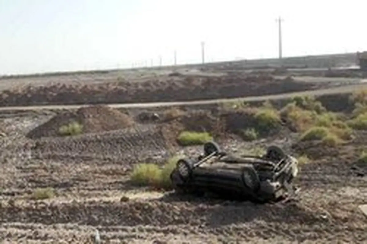 ۱۲ کشته و زخمی براثر واژگونی خودرو پژو در محور جهرم