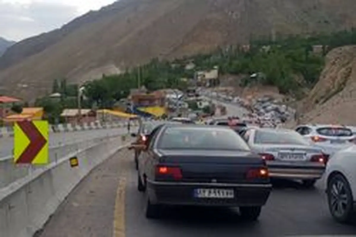 گزارشی از ترافیک سنگین در جاده‌های خروجی مازندران