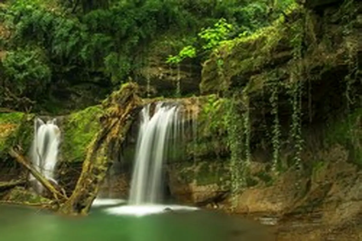 آبشارهای تیرکن، حوضچه بهشتی در سوادکوه + عکس