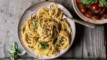 طرز تهیه پاستای ریحان، شام خوشمزه و فوری