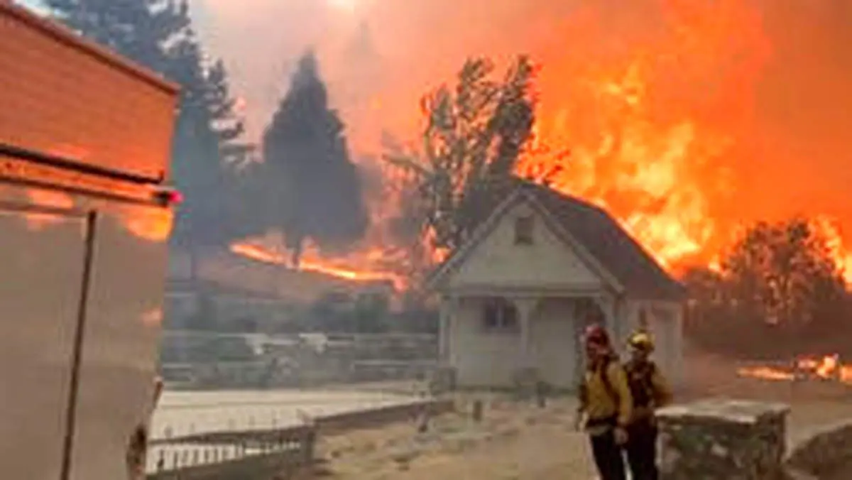 آتش‌سوزی جنگل‌های آمریکا ۵ شهر کوچک ایالت اورگون را نابود کرد