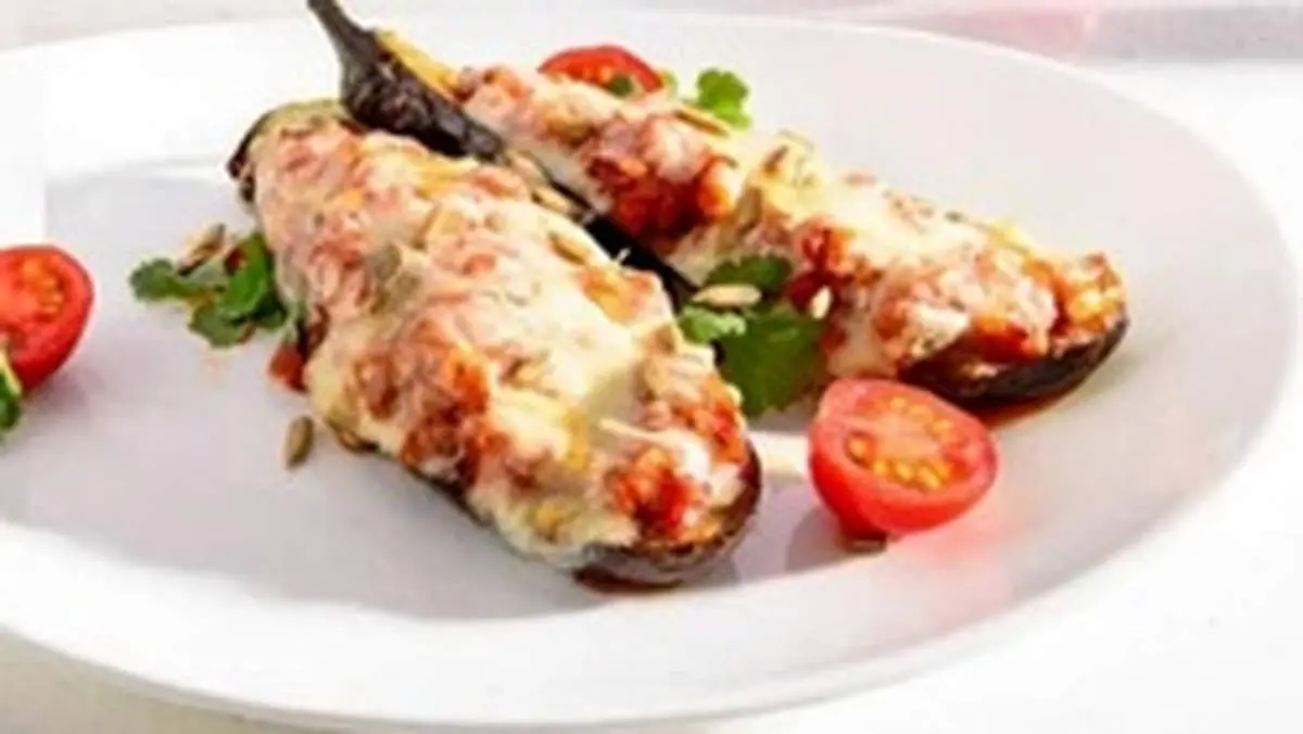 طرز تهیه دلمه بادمجان با گودا