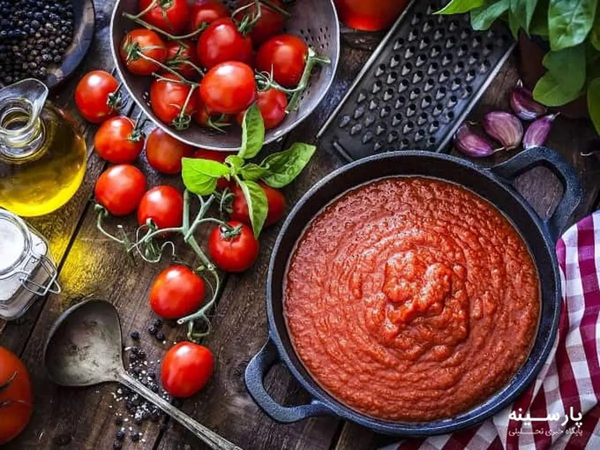 طرز تهیه رب گوجه خانگی و فوت فن های آن