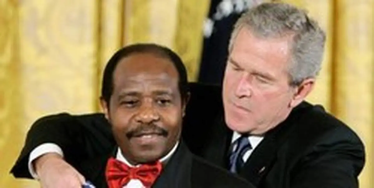 قهرمان «هتل رواندا» به اتهام ترور بازداشت شد + عکس