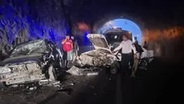 حادثه رانندگی در جاده کرج - چالوس پنج مصدوم داشت