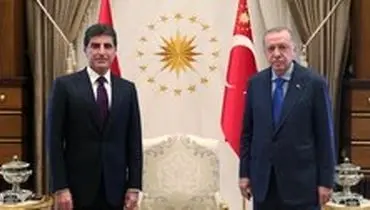 دیدار نیچروان بارزانی با اردوغان در ترکیه