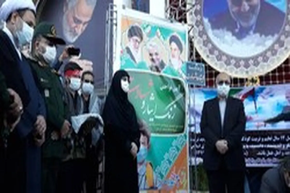 نواختن زنگ «مهر» از جوار مزار شهید حاجقاسم سلیمانی+فیلم