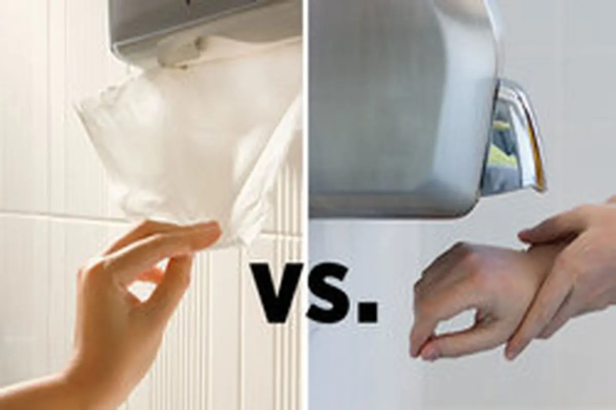 بهداشتی‌ترین روش برای خشک کردن دست