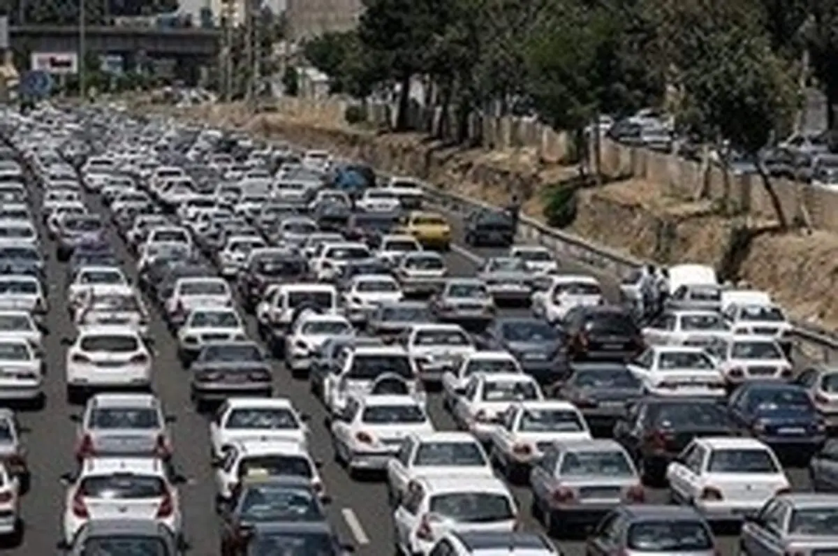 ترافیک سنگین در آزادراه قزوین_کرج-تهران