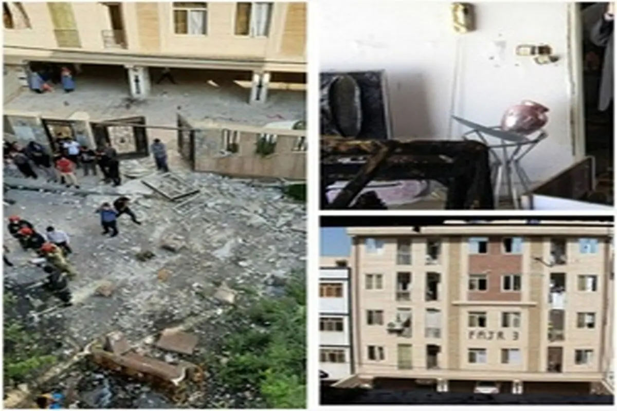 انفجار واحد مسکونی در شهرک الهیه اسلامشهر