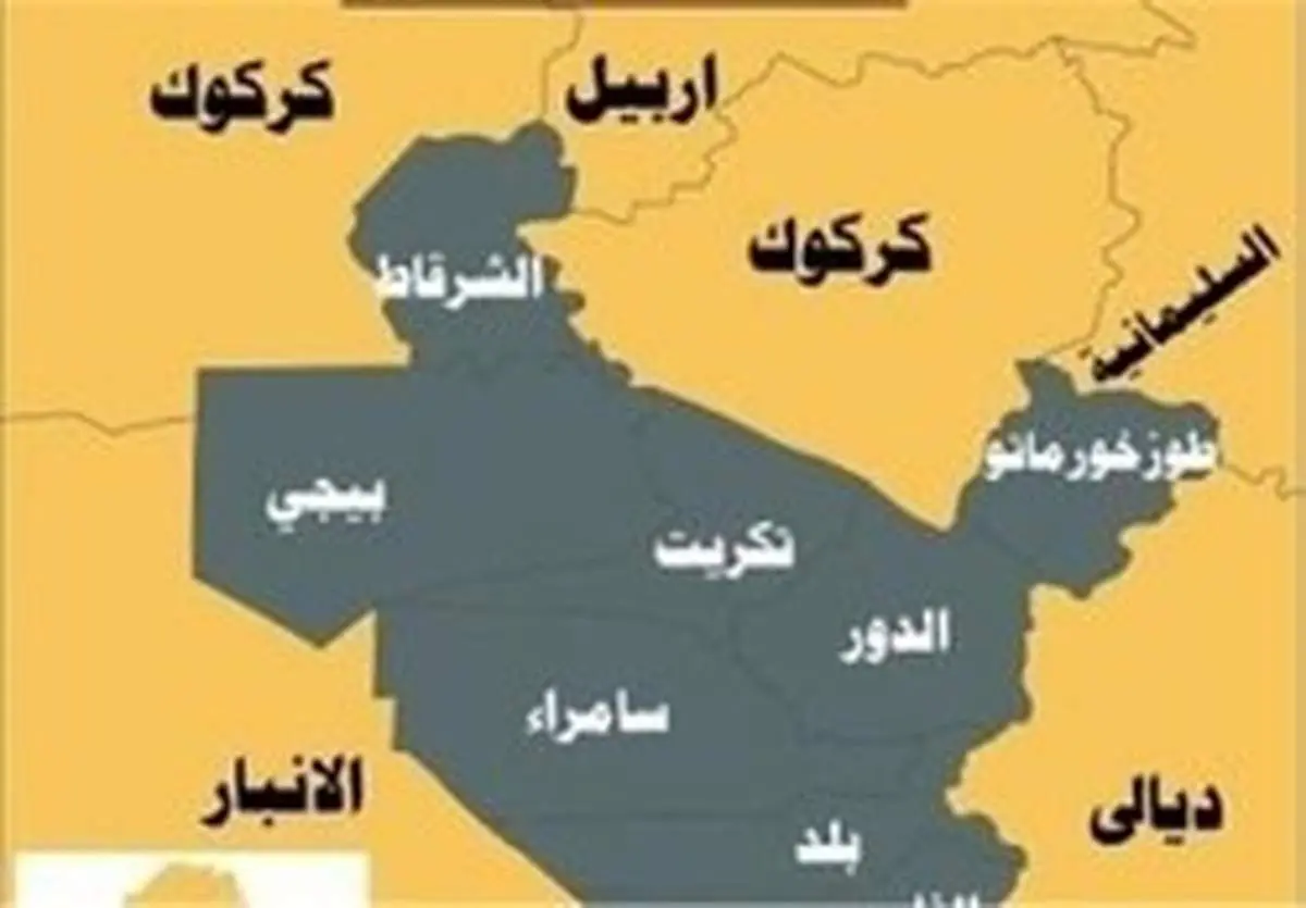 حشد شعبی حمله تروریستی داعش به جنوب سامرا را خنثی کرد