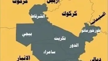 حشد شعبی حمله تروریستی داعش به جنوب سامرا را خنثی کرد