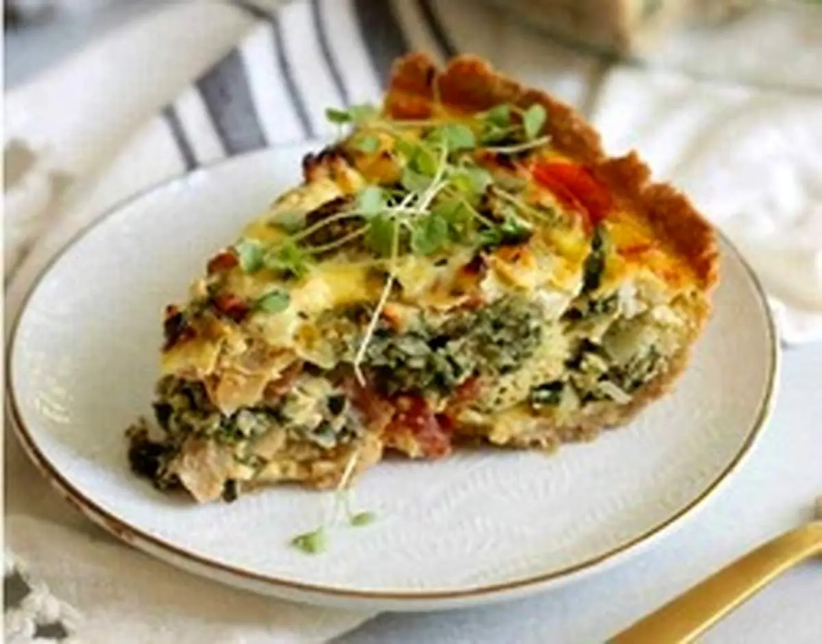 طرز تهیه کیک سبزیجات ساده و خوشمزه